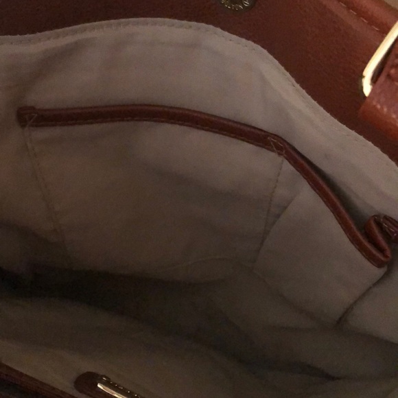 Steve Madden Brown & Gold Tassel Bag - Picture 7 of 8